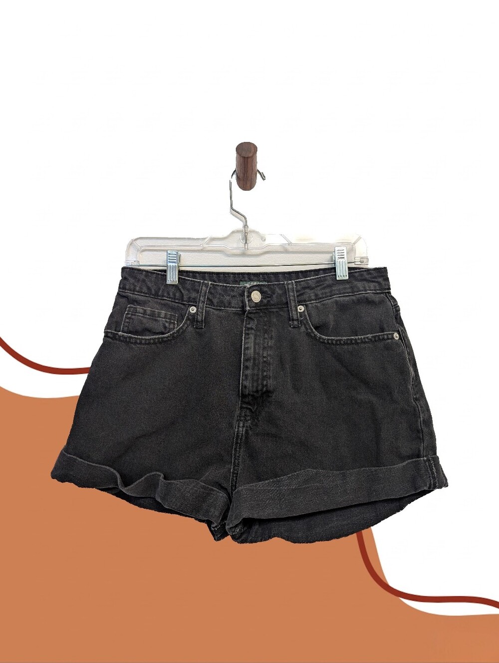 🖤Wild Fable Faded Black Highest Rise Mom Shorts🖤